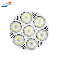 Ampoule LED PAR38 Vakesun pour bijoux, 6500K 7500K 8000K 10000K, projecteur bleu, 60W, lumière LED PAR38