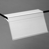 Magasin de détail, supermarché, 8-10mm H, en plastique pvc, étagère en verre, porte-bande de données, 1 pièce