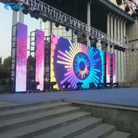 Nouvel Écran Led Location Extérieure Écran Affichage Publicité Led 500x1000mm Mur Vidéo Écran Led Circulaire