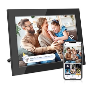 10.1-Inch Digital Picture Frame <b>WiFi</b> Digital Photo Frame with IPS Touch Screen, Share Photos Videos Via Uhale Frameo APP - Product Image 1