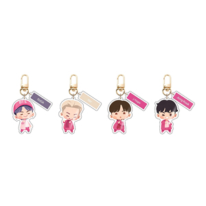 Customized Version Q Image for Acrylic <b>Key</b> Chain Cartoon <b>Key</b> <b>Ring</b> Pendant Accessories Star Periphery UV Printing - Product Image 1