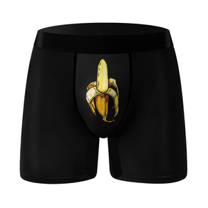 Haute réputation coloré <span class=keywords><strong>banane</strong></span> imprimé respirant été bio Polyester hommes sous-vêtements tronc Boxer slip pour hommes - Product Image 1