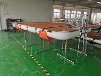 Plateforme de baignade gonflable sur mesure en Drop Stitch avec pont flottant antidérapant en EVA robuste pour la pêche, les loisirs, les bateaux et les yachts