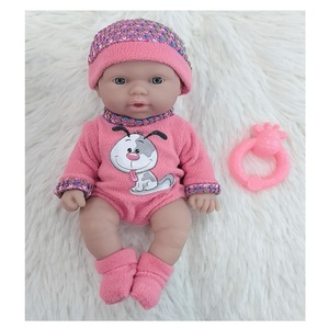Poupées reborn en vinyle pour bébé garçon en silicone véritable fait à la main de 10 pouces, peintes de manière réaliste, kits de vêtements pour nouveau-nés - Product Image 2