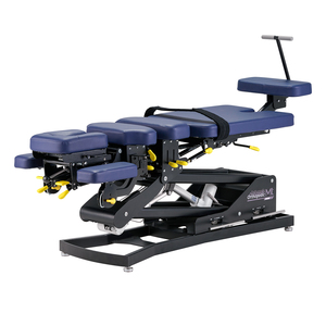 <span class=keywords><strong>Table</strong></span> de <span class=keywords><strong>massage</strong></span> et de chiropratique médicale électrique en cuir et métal Mt Absolute-300 3D Flexion-Distraction pour examen et physiothérapie - Product Image 3