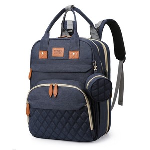 IStapromo Gifts Sac à langer pliable de luxe pour bébé, imperméable et portable, avec lit et moustiquaire intégrée - Product Image 5