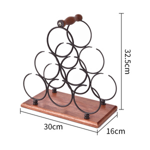 Lussuoso Portabottiglie Europeo per Vini, Mobile Porta Vini da Soggiorno, Espositore e Supporto per Bottiglie - Product Image 6