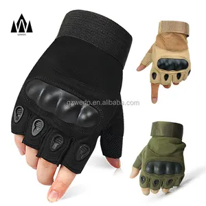 Gants tactiques demi-doigt sans doigts pour soldat, combat, chasse, escalade, cyclisme, gymnastique, haltérophilie, Parkour