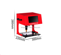 Máquina de Marcado de Placas de Identificación, Máquina de Marcado Neumática Eléctrica Pequeña para Impresión, Codificación y Grabado en Aluminio, Acero Inoxidable y Metal