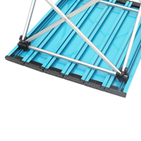 Table de pique-nique pliable en alliage d'aluminium moderne, durable, légère, imperméable et personnalisable pour le camping en plein air, prix d'usine, 25 kg