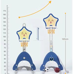Set Sportivo Multifunzione con Canestro da Basket in Plastica, <span class=keywords><strong>Calcio</strong></span>, Golf e Hockey con Musica - Product Image 6