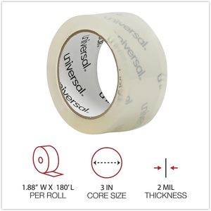 Ruban adhésif universel sensible à la pression 63000 pour scellage de boîtes, 5 cm x 50 m, multi-matériaux : EVA, papier kraft, Washi, feuille, PET, tissu, PVC - Product Image 5