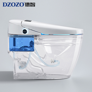 Inodoro Inteligente de Cerámica Europeo de Lujo, Todo en Uno, con Ajuste de Temperatura, WC Sanitario, Control Remoto, Autolimpieza Automática, Alargado X39 - Product Image 2