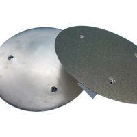 Disque de polissage plat en céramique diamantée pour pierres précieuses, grain 80, pour meuleuse d'angle 8 pouces (200 mm)