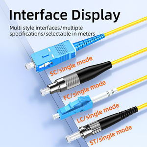 SAIVXIAN Cordon de raccordement à <span class=keywords><strong>fibre</strong></span> <span class=keywords><strong>optique</strong></span> 3.0mm, avec connecteurs SC/FC/LC/ST, pour extension de <span class=keywords><strong>fibre</strong></span> <span class=keywords><strong>optique</strong></span> double cœur monomode 1-<span class=keywords><strong>30m</strong></span> - Product Image 5