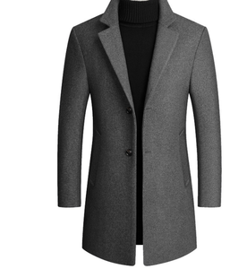 <span class=keywords><strong>Cappotto</strong></span> di <span class=keywords><strong>lana</strong></span> casuale degli uomini <span class=keywords><strong>cappotto</strong></span> giacca a vento degli uomini di autunno e inverno Sottile di modo caldo di alta qualità di nuovi prodotti - Product Image 6