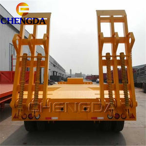 <span class=keywords><strong>Semi</strong></span>-remorque pour camion, 3 ou 4 essieux, 30000 kg, robuste, hydraulique, plateau surbaissé - Product Image 2