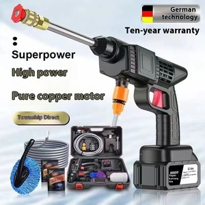 Nettoyeur Haute Pression <span class=keywords><strong>Sans</strong></span> <span class=keywords><strong>Fil</strong></span> Puissant, Pistolet à Eau Rechargeable au Lithium, Outil de Nettoyage Domestique - Product Image 4