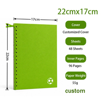 Cuaderno escolar francés de Benín, 220x170mm, encuadernación con hilo, para estudiantes, cubierta de color personalizado