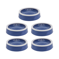Nouveaux bols de nidification d'oiseaux en plastique PP bleu 21*5.5CM pour Pigeons cailles petits oiseaux Pigeon élevage lit d'éclosion