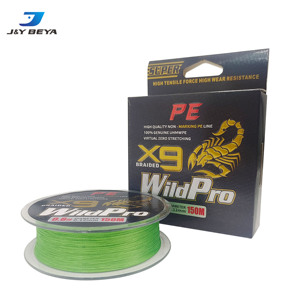 150 <span class=keywords><strong>m</strong></span> PE 9 fili Luya line intrecciato anti-morso lenza strong pull fishing line - Product Image 1