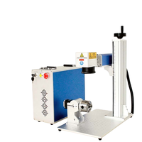 Machine de marquage laser à fibre 30W à refroidissement par air pour pierre, compatible avec les formats AI/LAS/BMP