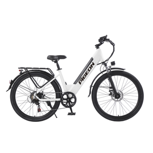 Bicicleta Eléctrica Ligera para Adultos, Motor sin Escobillas de 7 Velocidades y 400W, Cuadro con Amortiguación, Alcance de 40KM, para Desplazamientos Urbanos Diarios, JYOP-PG3 7- - Product Image 5