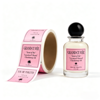 Bouteilles de parfum de luxe personnalisées, étiquettes imprimées, autocollants, Frasco De Perfume, estampage à chaud en or, logo en relief, autocollants, étiquettes