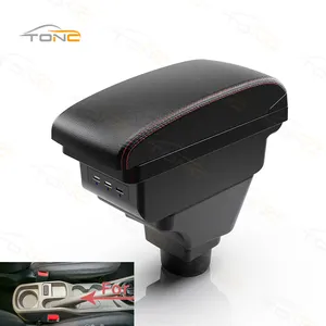 TONC Smart Commute Essential: Universal Armrest Storage Console with USB Charging for Proton Persona