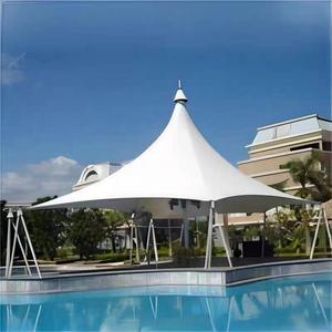 Cubierta de Membrana para Piscina Exterior Moderna, Protección Solar, Aplicación en Garajes de Hoteles, Estructura de Membrana Ecológica, Impermeable y Resistente a la Tensión - Product Image 2