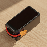 Cellule Lipo 2S 7.4V 650mAh 130C à sortie ultra puissante, source d'alimentation personnalisée pour pièces de quadricoptère de compétition FPV