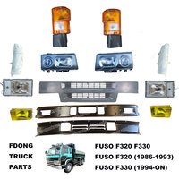 Feu antibrouillard jaune gauche pour camion FUSO Super Great F320 F330 Pièces détachées