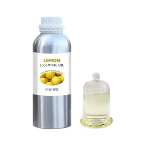 Suministro al por mayor de destilación orgánica natural aceite esencial de limón extraído para el cuidado del cuerpo