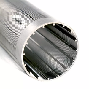 فلتر سائل مربع الشكل من الفولاذ المقاوم للصدأ 304 316 316L من جونسون V درام 400 بحجم مخصص، عناصر فلتر شبكية سلكية معتمدة من ISO وCE - Product Image 5