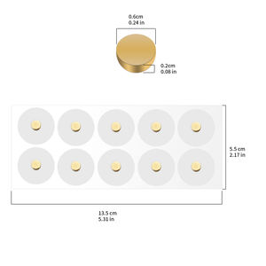 Wollet 헬스 경혈 투명 자석 구슬 자기 요법 무릎 통증 완화 패치 - Product Image 1