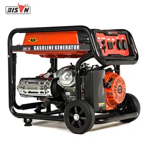 Distribuire generatori benzina raffreddato ad aria Ohv 6500w generatore benzina fornitore 6kw 6.5 kw190f Gensets