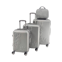 Valises de voyage rigides en ABS anti-fissures, colorées et abordables, ensemble de bagages à roulettes