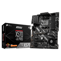 Penjualan Terbaik MSI komputer Motherboard X570-A PRO DDR4 soket AM4 mendukung R yzen prosesor Gaming Motherboard