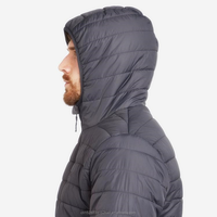 Veste d'hiver chaude à capuche légère pour homme