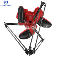 Robot collaboratif CLAWROBOT à 4 axes, type Delta, charge utile de 8 kg, portée de 1600 mm, précision de 0,1 mm, tri à grande vitesse, robot de préhension et de placement, moteur