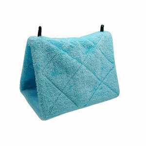 Jilong üçgen kuş yuva polar Bulbul Mynah kış kuş yuva küçük Pet sıcak pamuk kafes papağan kuş malzemeleri - Product Image 2