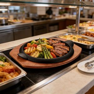<span class=keywords><strong>Plaque</strong></span> de cuisson Teppanyaki commerciale Shuanghang en <span class=keywords><strong>fonte</strong></span> pour <span class=keywords><strong>barbecue</strong></span>, <span class=keywords><strong>plaque</strong></span> à steak à bords biseautés de style occidental, compatible induction, facile à nettoyer - Product Image 3