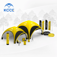 Tente de réception gonflable extérieure imperméable KCCE avec conception 3D gratuite 3x3 4x4 10x10 pour événements promotionnels commerciaux