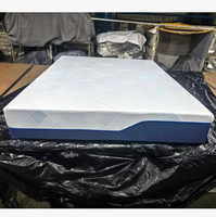Matelas en mousse à mémoire de forme à ressorts ensachés de taille Queen et King, prix de gros, 12 pouces et 14 pouces, emballage sous vide enroulable