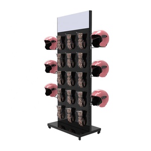 Tầng đứng Mũ đứng Mũ bảo hiểm Kệ hiển thị giá găng tay hiển thị giá xe máy Mũ bảo hiểm hiển thị đứng - Product Image 6