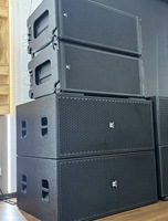 Sistema de Audio Line Array CVR W-153 de Tres Vías y Doble 15'' con 4 Canales y Conectividad XLR, Resistente al Agua para Escenarios y Eventos al Aire Libre