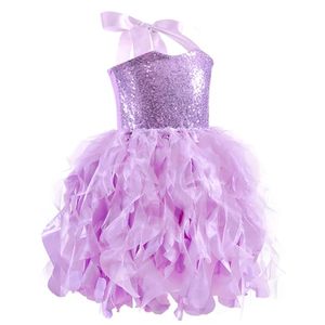 Tutú de tul con lentejuelas brillantes para niñas pequeñas, vestido de princesa para fiesta de cumpleaños, baile de graduación, actuación, estilo zapatilla y vestido de gala - Product Image 2