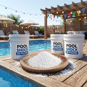Productos Químicos para el <span class=keywords><strong>Tratamiento</strong></span> del Agua, Cal Hipoclorito Granular para Piscinas, <span class=keywords><strong>Tratamiento</strong></span> Rápido para Piscinas de Verano - Product Image 1