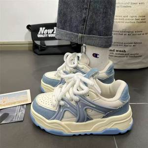 Zapatillas Retro Clásicas Estilo China-Chic, Zapatillas de Plataforma Estilo HK Populares en Instagram, Versátiles y de Tendencia para Parejas - Product Image 4