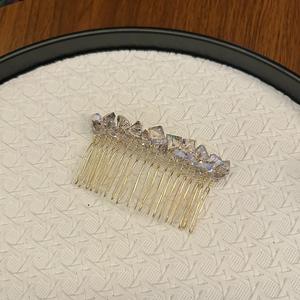 Peigne à <span class=keywords><strong>cheveux</strong></span> coréen en cristal, bâtonnet à <span class=keywords><strong>cheveux</strong></span> coloré en alliage avec <span class=keywords><strong>strass</strong></span> pour mariée et fête - Product Image 6